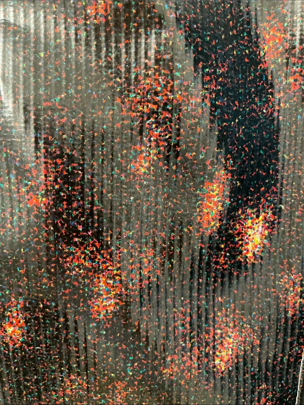 RAREFORM California Men's Black Backpack with Red and Blue Speckle Pattern